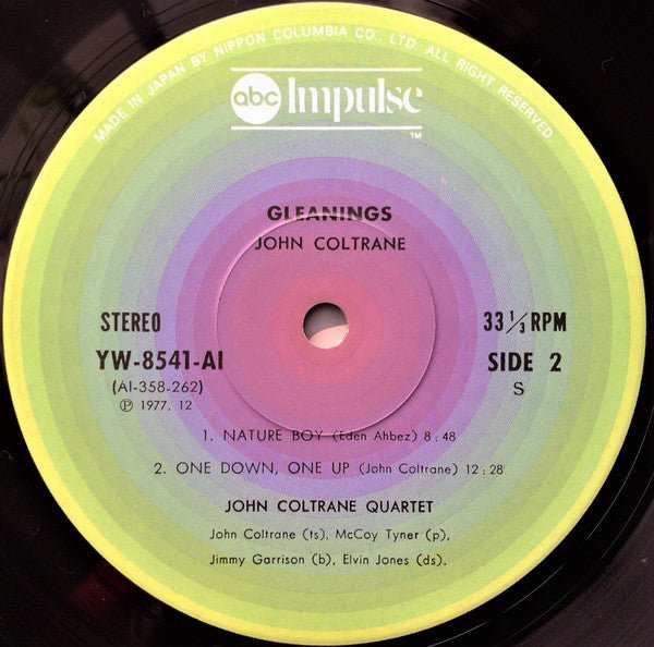 John Coltrane - Gleanings (Japan Import) – Inner Ocean Records