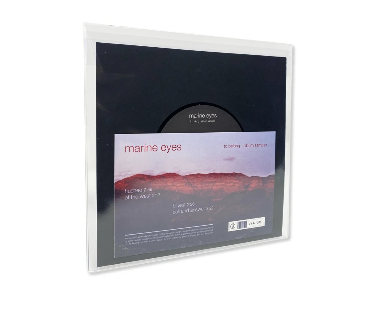 marine eyes - to belong 7" - Inner Ocean Records